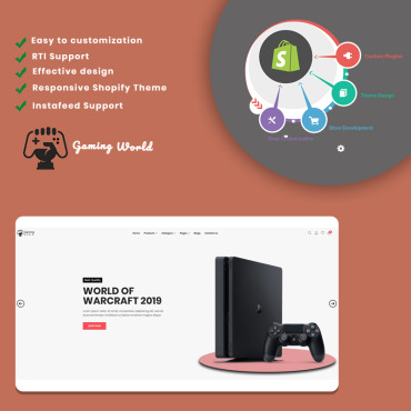 Game Ecommerce Shopify Themes 85320