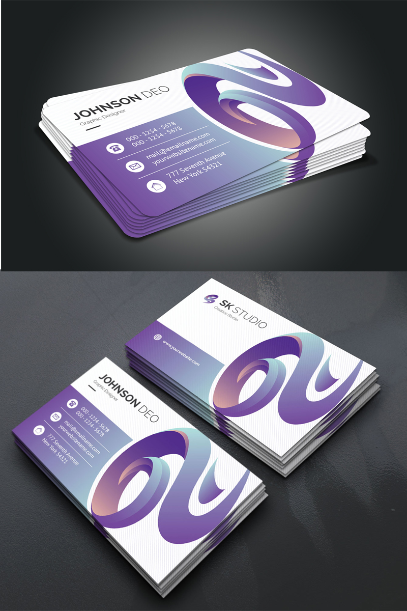 Sk Studio Business Card - Corporate Identity Template