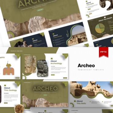 Ancient Archeology PowerPoint Templates 85369