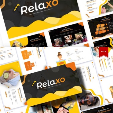 Relax Woman PowerPoint Templates 85371