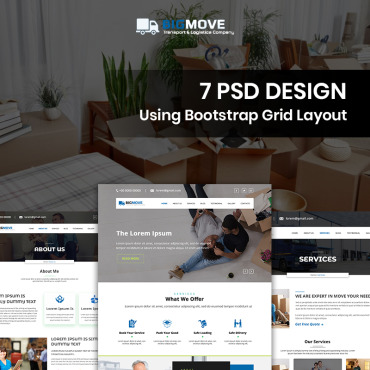 Packers Moving PSD Templates 85403