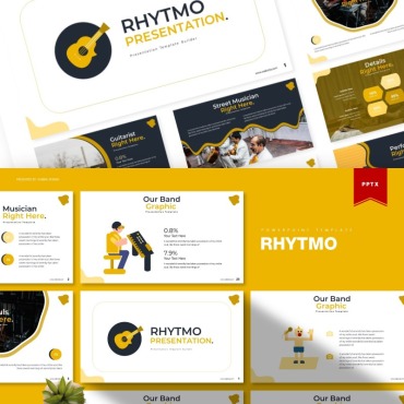 Rhythm Illustration PowerPoint Templates 85418