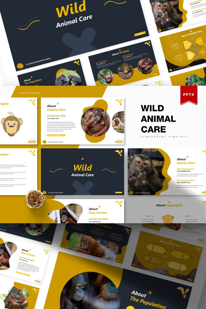 Wild Animal Care | PowerPoint template