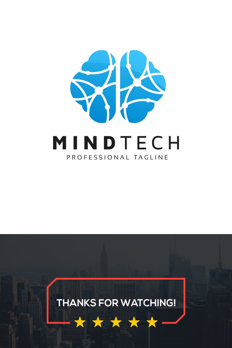 Digital Mind Logo Template