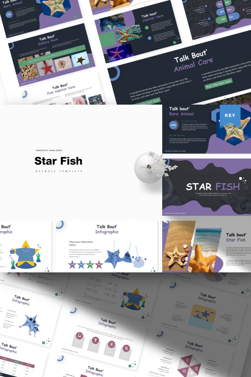 Star Fish - Keynote template