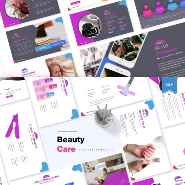 Care Beautiful Keynote Templates 85483