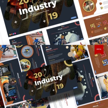 Factory Industry PowerPoint Templates 85517