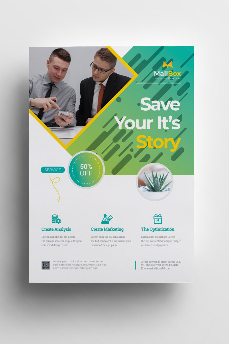 Mailbox - Flyer - Corporate Identity Template