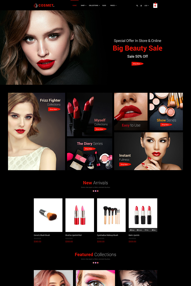 Cosmet | Cosmetic & Beauty Shopify Theme