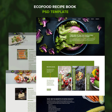 Eco Nutritious PSD Templates 85569