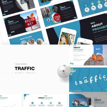 Traffic Transportation Keynote Templates 85587