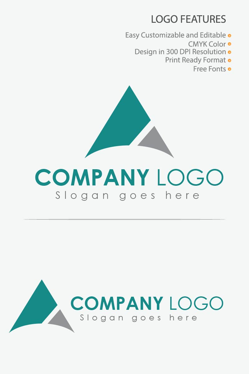 Creative A Letter Design Logo Template