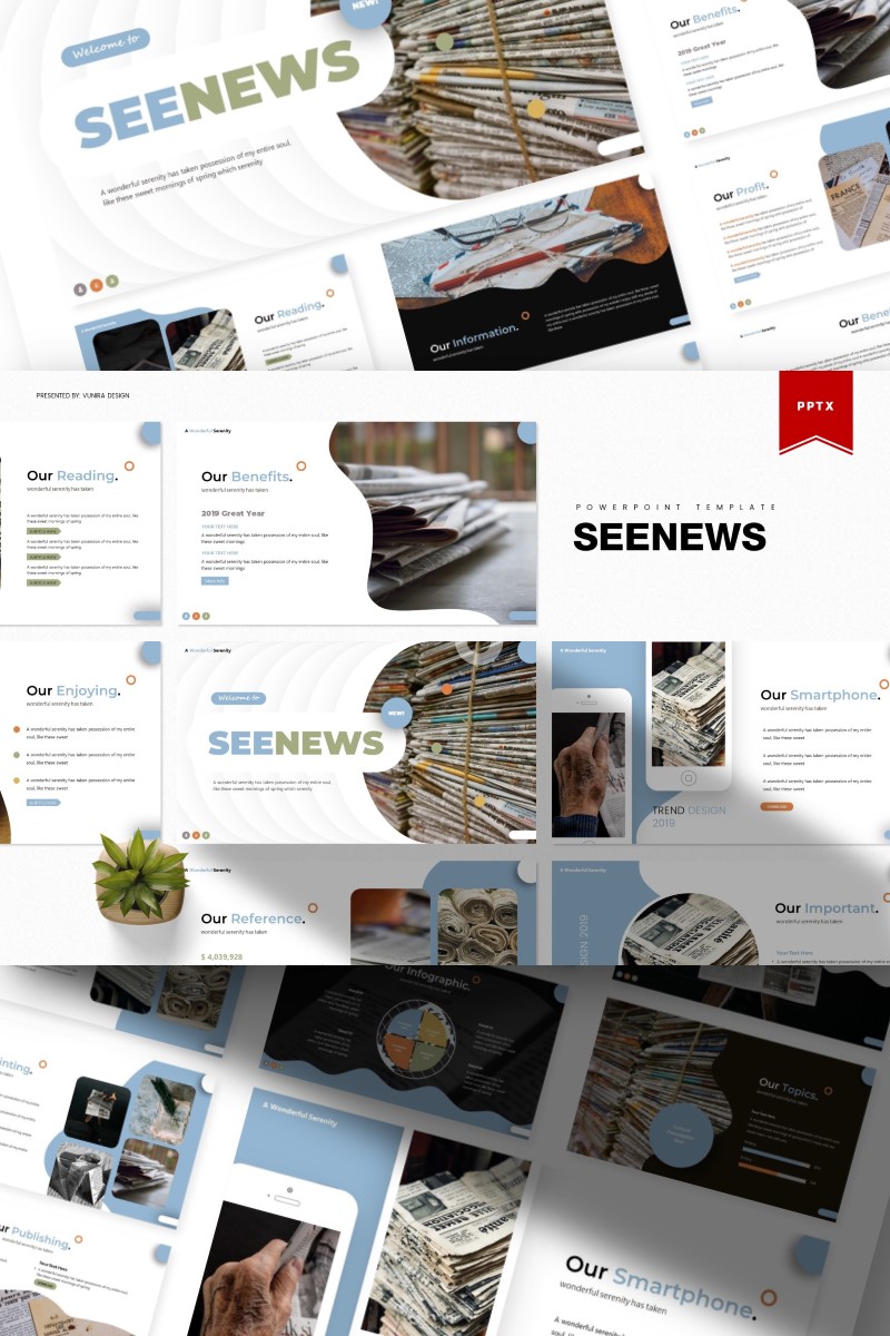 Seenews | PowerPoint template