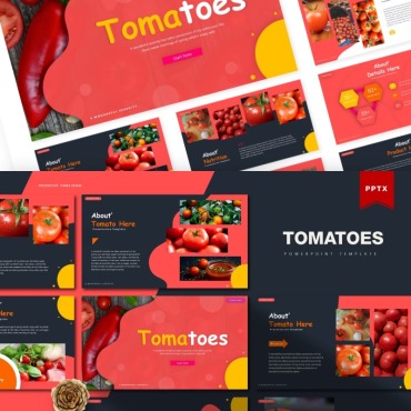 Ripe Vegetable PowerPoint Templates 85616