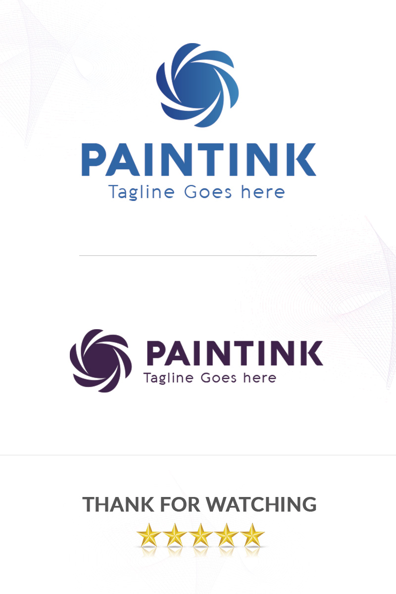 Paintink Logo Template