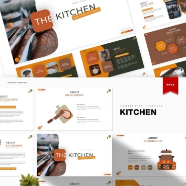 Kitchen Cooking PowerPoint Templates 85682