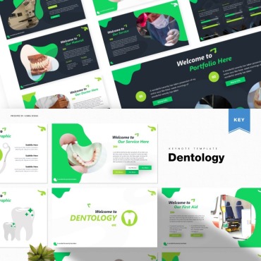 Dental Dentistry Keynote Templates 85696