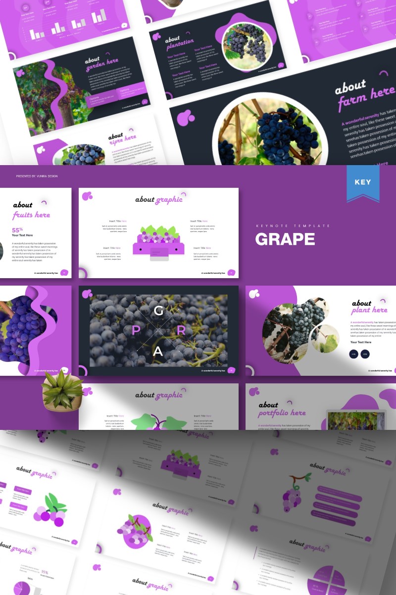 Grape - Keynote template