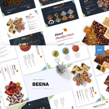 Food Nut Keynote Templates 85707