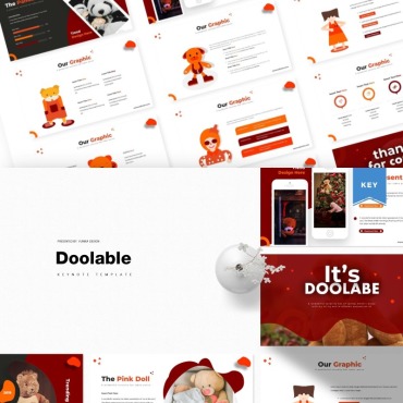 Cute Design Keynote Templates 85709