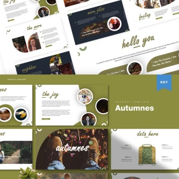 Autumn Season Keynote Templates 85713