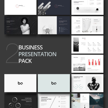Clean Business PowerPoint Templates 85715