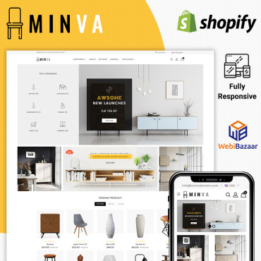 Responsive Furniture Shopify Themes 85733