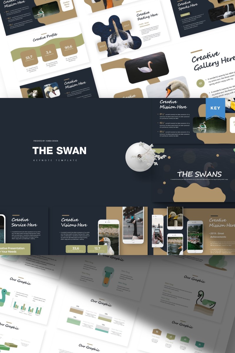 The Swan - Keynote template