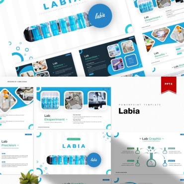 Laboratory Research PowerPoint Templates 85807