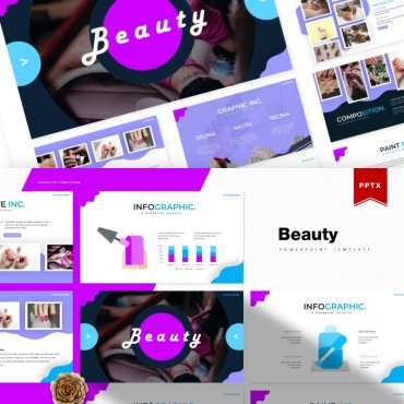 Beauty Face PowerPoint Templates 85808