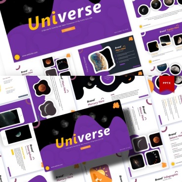 Universe Galaxy PowerPoint Templates 85812