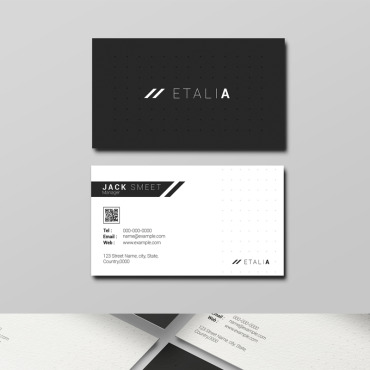 Card Visiting Corporate Identity 85820