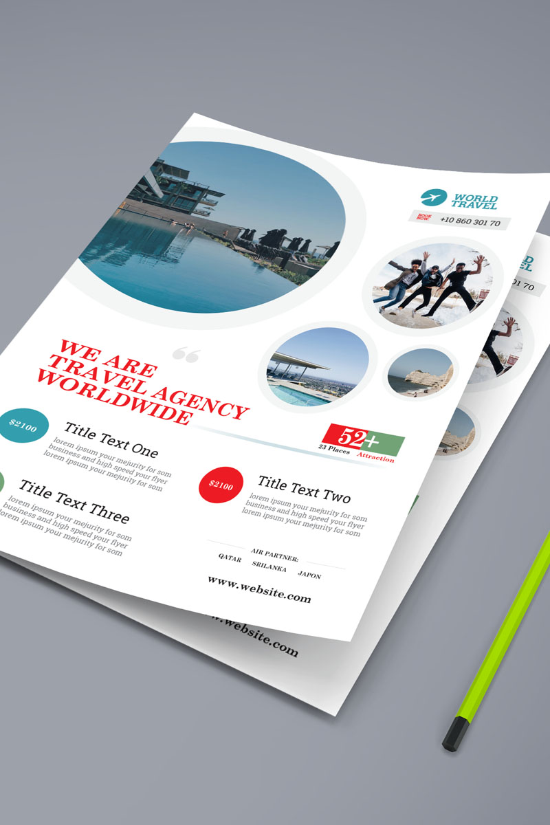 Trave & Tour Flyer - Corporate Identity Template