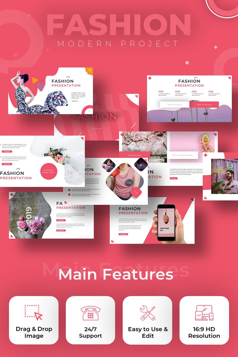 Fashion Modern PowerPoint template