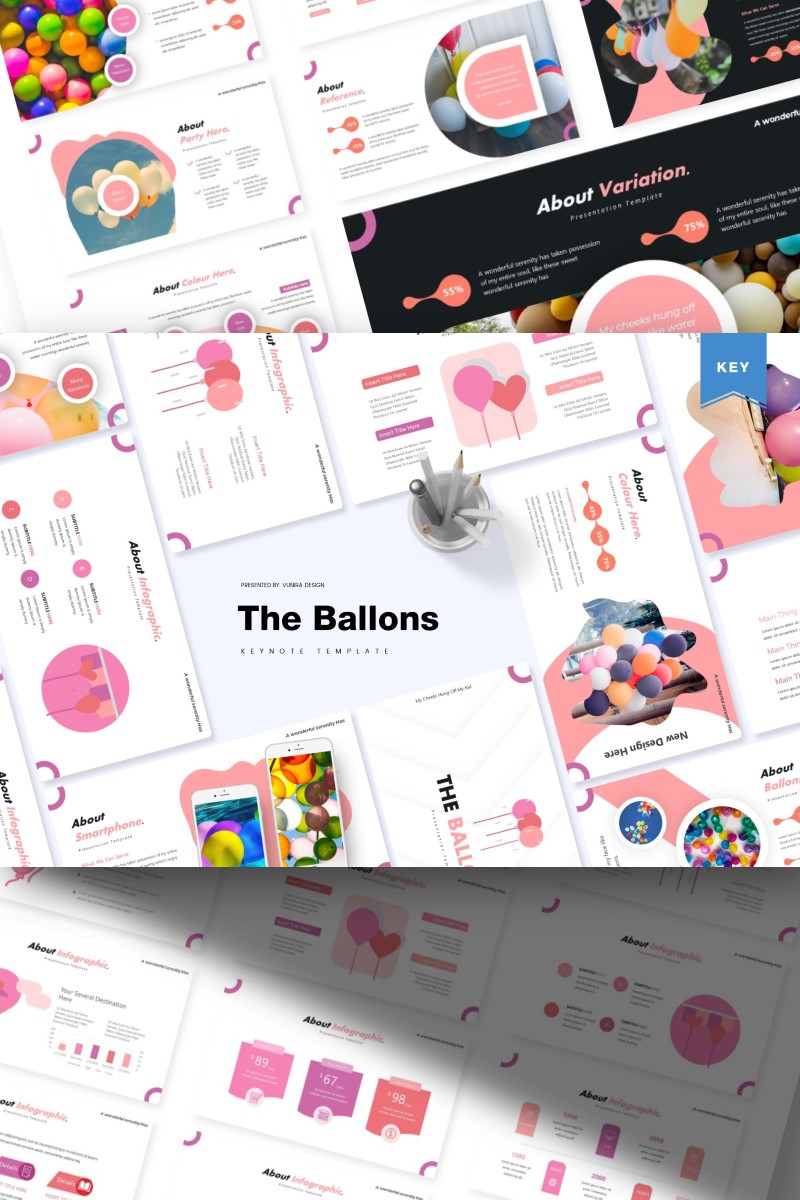 The Ballons - Keynote template