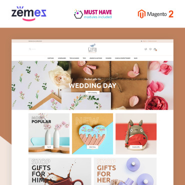 Gifts Bithday Magento Themes 85939