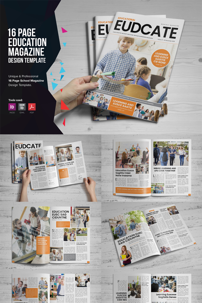 Edupack - Education Magazine Brochure - Corporate Identity Template