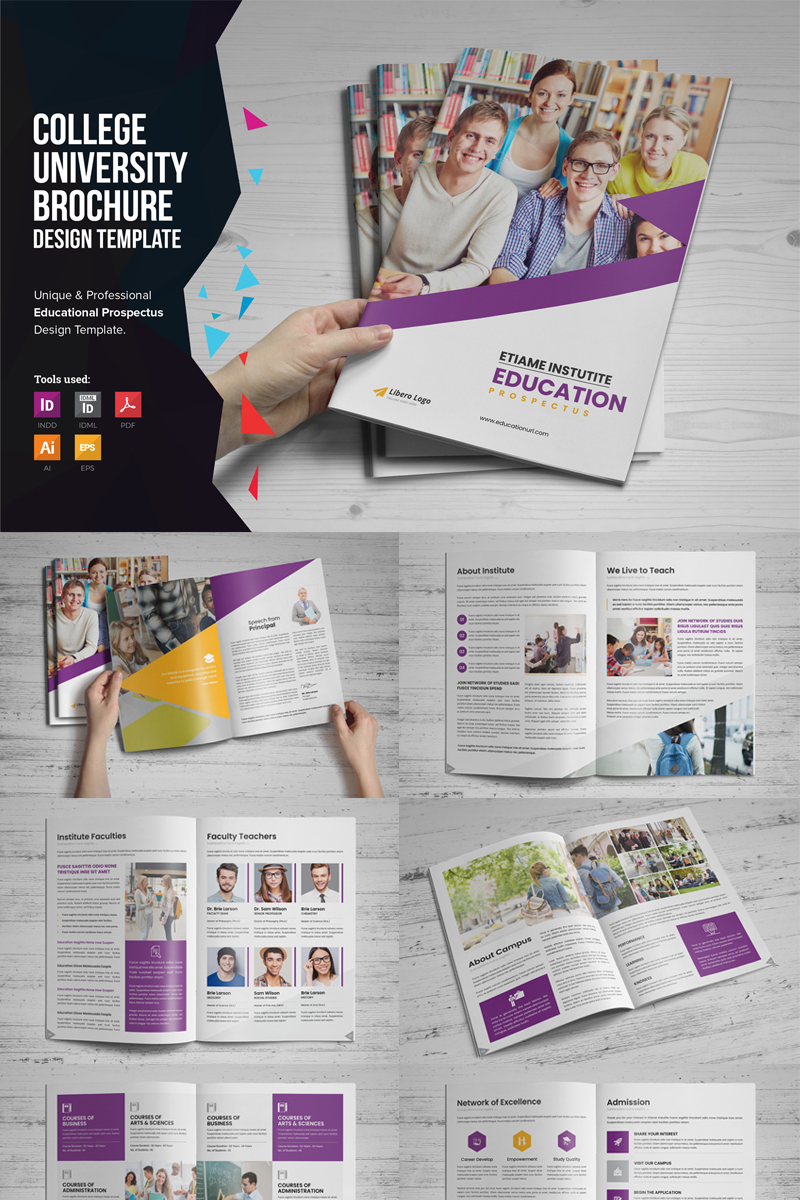 Fasemy - Education Prospectus Brochure - Corporate Identity Template