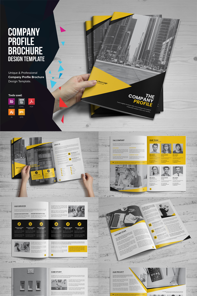 Profemy - Company Profile Brochure - Corporate Identity Template