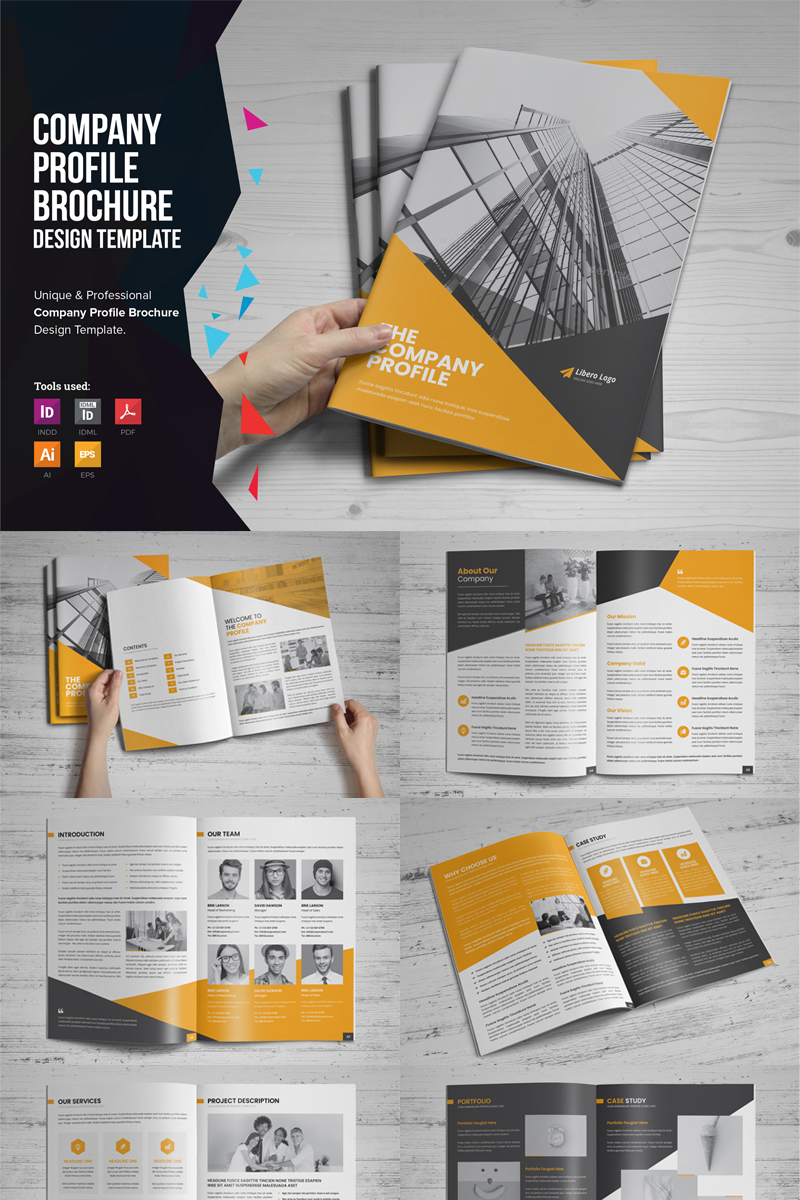 Profnex - Company Profile Brochure - Corporate Identity Template