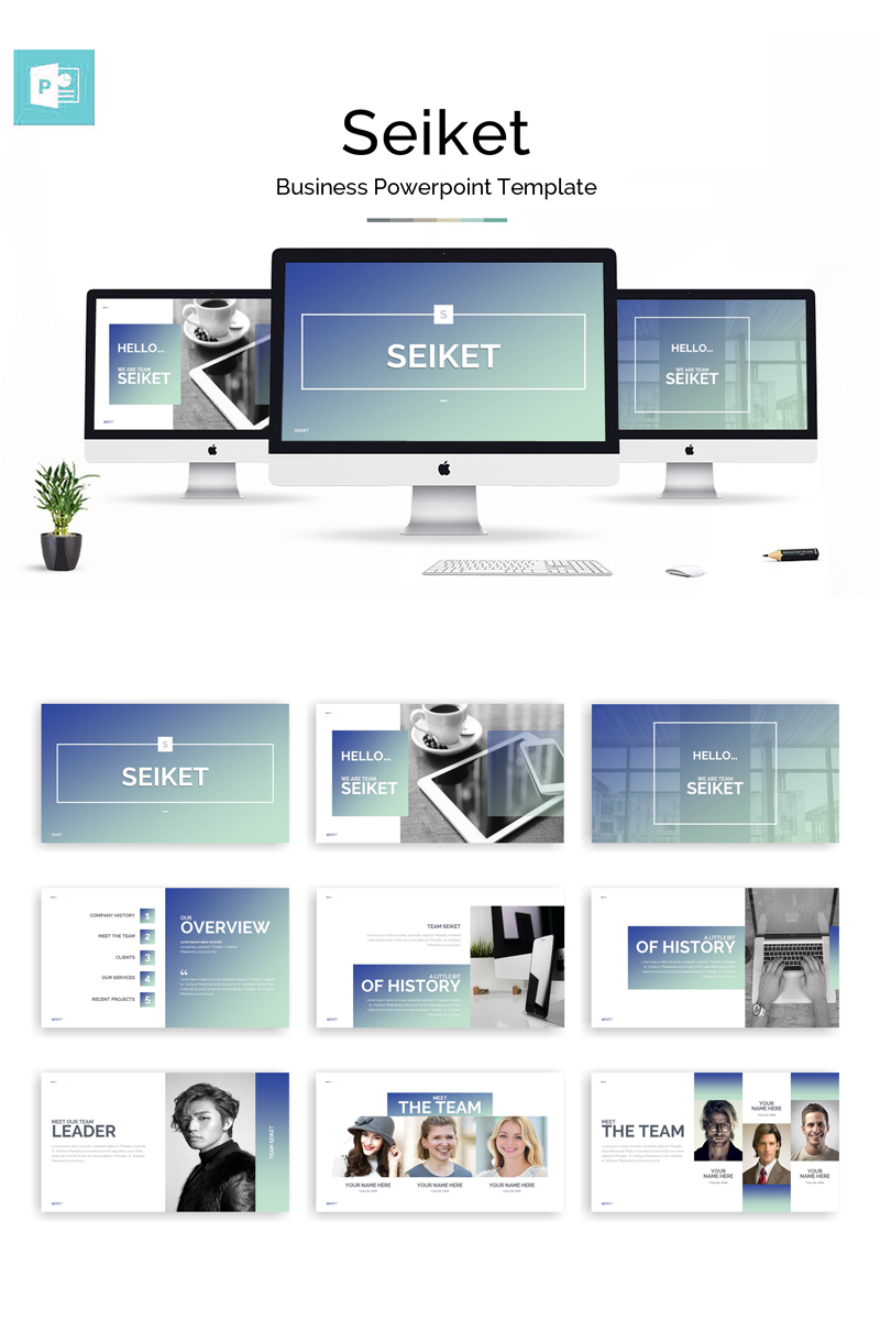 Seiket Presentation PowerPoint template