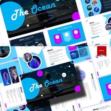 Sea Water PowerPoint Templates 85990