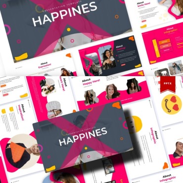 Fun Happiness PowerPoint Templates 85997