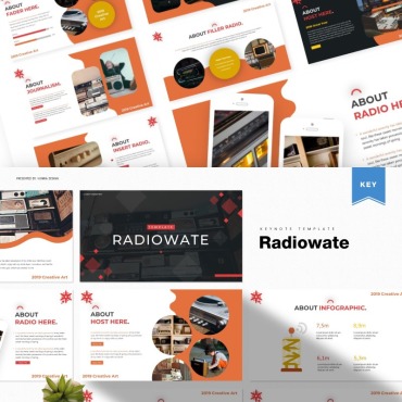 Radio Sound Keynote Templates 86005