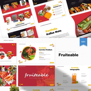 Food Fresh Keynote Templates 86011