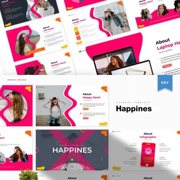 Fun Happiness Keynote Templates 86019