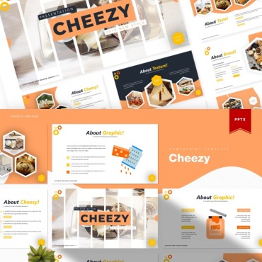 Food Dairy PowerPoint Templates 86031
