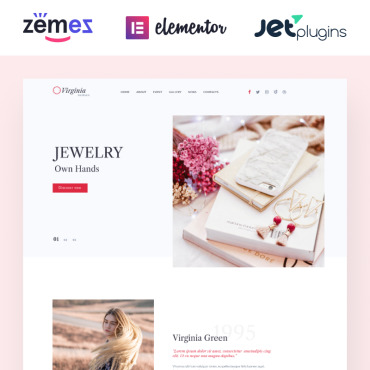 Jewellery Template WordPress Themes 86058