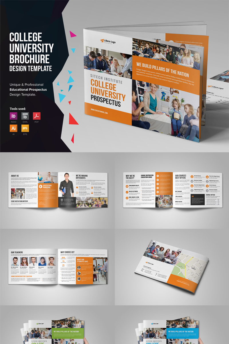 EducatorH - Education Prospectus Brochure - Corporate Identity Template