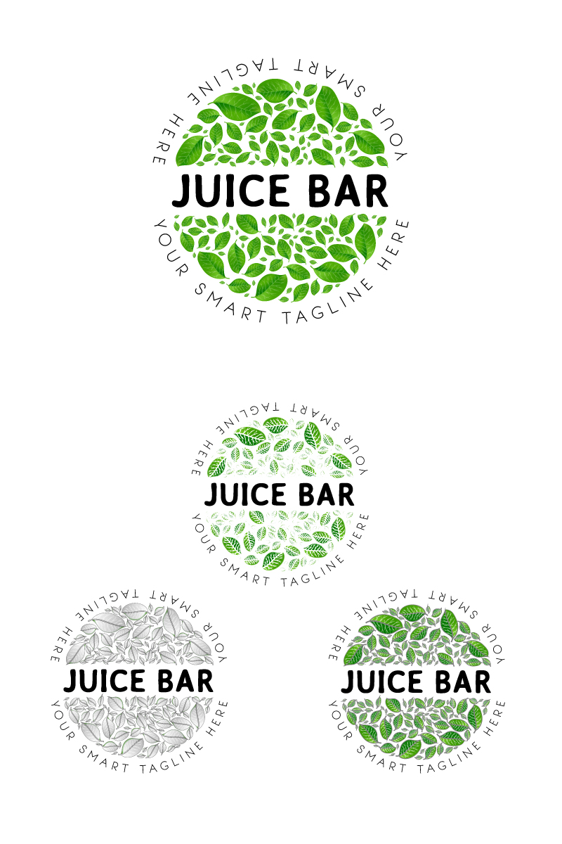 Juice Bar Logo Template